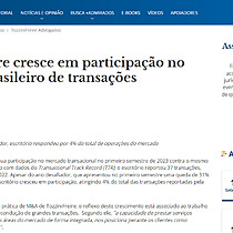 TozziniFreire cresce em participao no mercado brasileiro de transaes